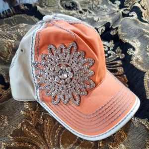 Olive & Pique crystal embellished hat